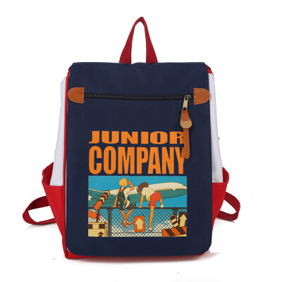 

Ancient Korean version of double shoulder bag junior&high school students campus cartoon letter ins wind street beat trendy