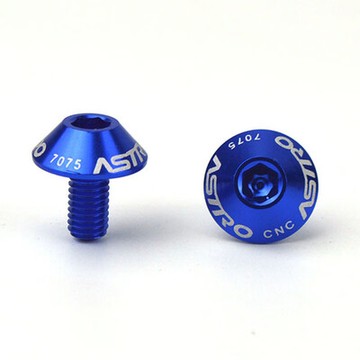 

2pcs Bottle Cage Holder Screws Aluminum Alloy MTB Bicycle Road Bike M512 Bolts