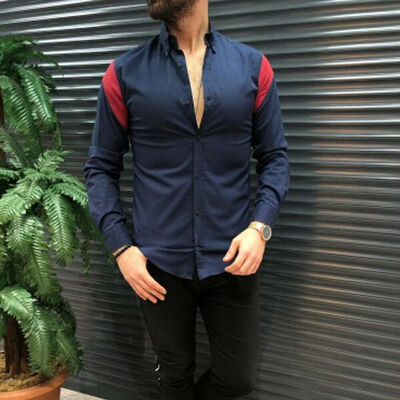 

Fashion Mens Luxury Casual Stylish Slim Fit Long Sleeve Casual Dress Shirts