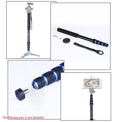 

Telescopic Adjustable Portable Aluminium Alloy Photography DSLR Camera Camcorder Monopod Unipod Pole Walking Stick for Nikon Cano