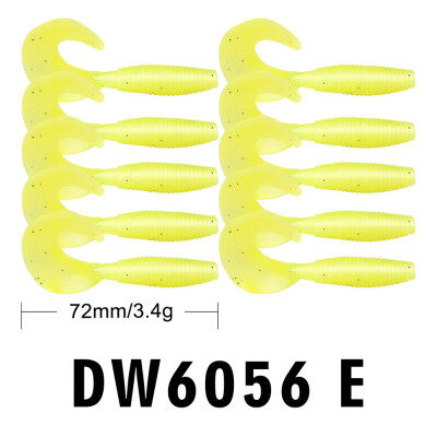 

Artificial Fishing Silicone Worm 10pcsBag Soft Rubber floating bait Pesca carp Fishing Lure