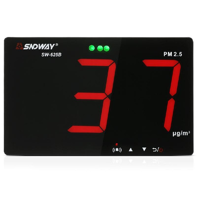 

SNDWAY PM25 Detector with Data Storage Function Wall-mounted Air Inspection Instrument Dust Monitor 96-inch Large Screen