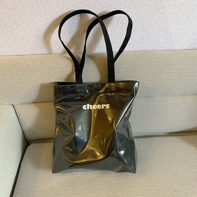 

Summer simple big bag advanced foreign gas bag new 2019 jelly special bag ins handbag one shoulder bag one shoulder bag