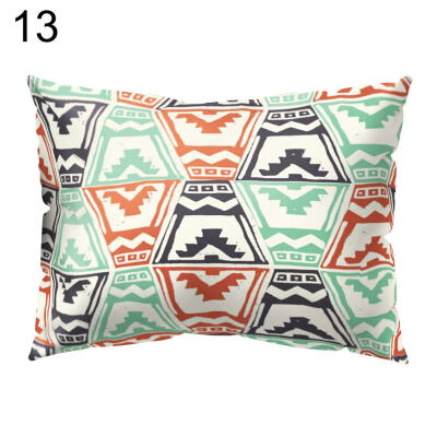 

Firework Bird Stripe Pillow Case Cushion Cover Sofa Bed Car Cafe Office Decor