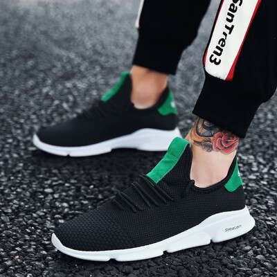 

Summer net shoes new breathable running shoes Korean version of 100 sets of leisure sports shoes mens net surfaced tidal shoes