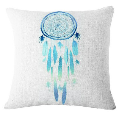 

〖Follure〗Dream Catcher Cotton Linen Cushion Cover Pillow Case Home Sofa Bed Car Decor A
