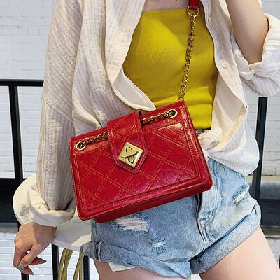 

French niche bag Yangqi chain bag fashion shoulder bag handbags new 2019 tide wild ins Messenger bag