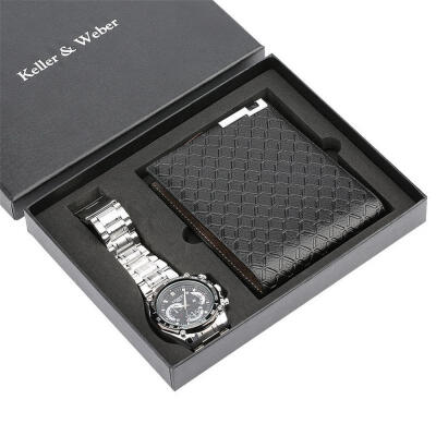 

Mens Gift Set Quartz Watch Wallet With Exquisite Gift Box