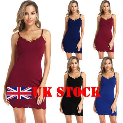

Womens Sexy Dress Sling Dress Slim Summer V Neck Mini Dress Party Club Dresses