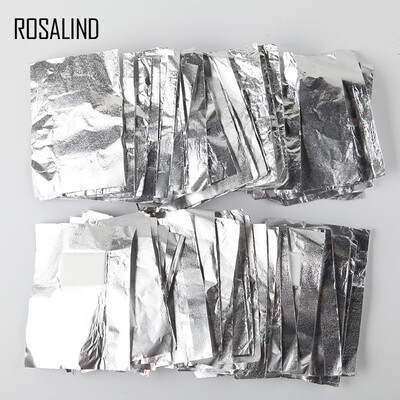 

Rosalind 50Pcs Aluminium Foil Remover Wraps For Removal Of Gel Varnish Soak Off