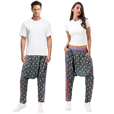 

Unisex Fashion Sport Jogging Couple Printed Casual Sweatpants Drawstring Pants