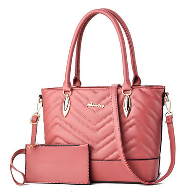 

2019 new PU leather fashion trend handbag fashion handbags Europe&the United States big bag shoulder bag cross-border