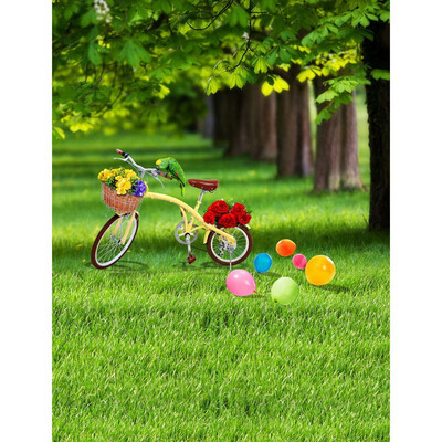 

Green Field Photo Backdrop 57FT Vinyl Fabric Cloth Digital Printing Photo Background s-2441