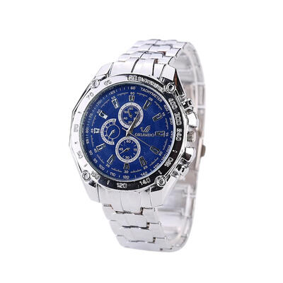 

New Arrive Casual Stainless Steel Wristwatch Men Electronics Quartz Watch