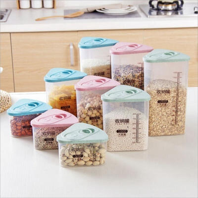 

Dried Food Cereal Flour Pasta Beans Storage Dispenser Rice Container Sealed Box