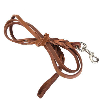 

Greensen Cowhide Hunting Rope Pet Leather Dog Rope Outdoor Traction Belt Army Fan Traction Belt