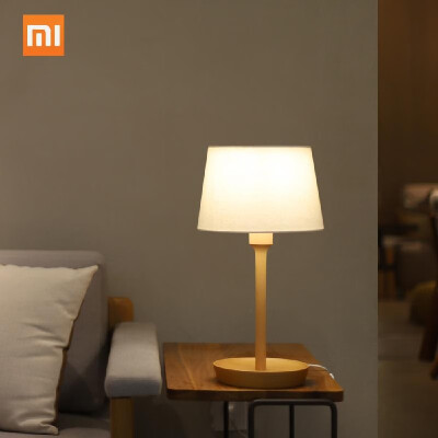 

Xiaomi Mijia Bela Design Desklamp Wooden Desk Lamp LED Light Table Desklight E27 Bulb for Bed Room Living Room Bookcase Cafe Hotel