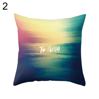 

Coconut Tree Sunset Pillow Case Sofa Waist Throw Cushion Cover Home Decoration