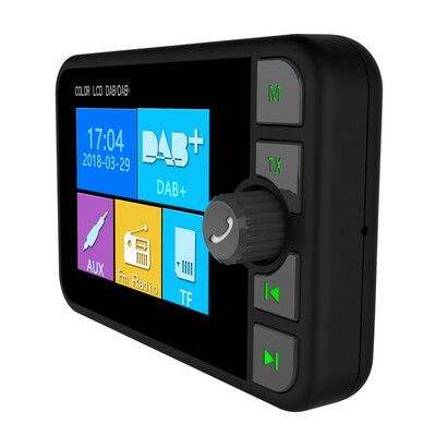 

DAB Radio Receiver Color Screen Digital Display FM Transmission BT MP3 Music Player for Car Only for Countries that have DAB Sign