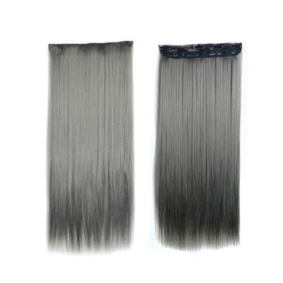 

〖Follure〗Personalized Fashion Trends Grandma Gray Gradient Wig Straight Hair