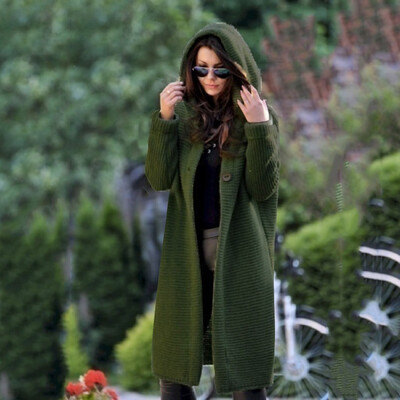 

〖Follure〗Plus Size Womens Solid Long Sleeve Fashion Cardigan T-shirt Tops Sweater Coat