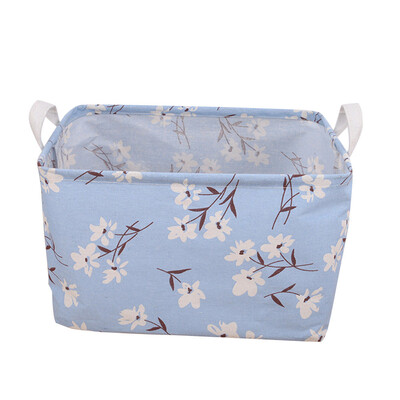 

〖Follure〗Waterproof Canvas Laundry Clothes Desktop Debris Basket Storage Box Folding