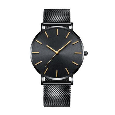 

65mm Ultra-Thin Waterproof Fashion Couples Watches Simple Business Leisure Men&Women General Quartz Watches
