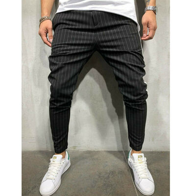 

Mens Track Pants Casual Sport Gym Jogging Jogger Pencil Pants Trousers Bottoms