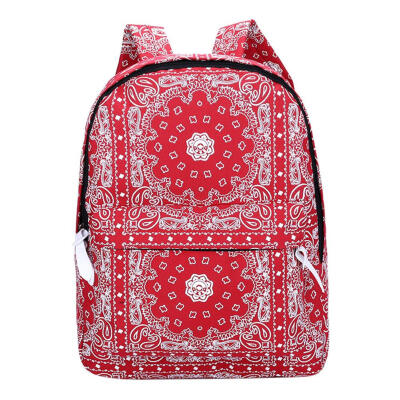 

Ethnic Printed Women Casual Backpacks Canvas Travel Shoulder School Bags