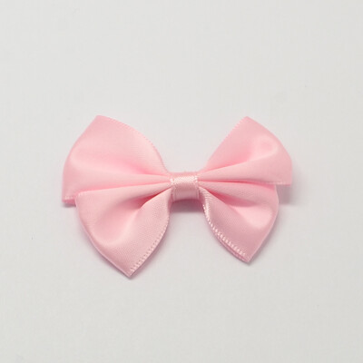 

Handmade Woven Costume Accessories Ribbon Bowknot PearlPink 40x59x8mm about 200pcsbag