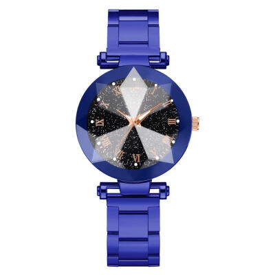 

Hot Sale Womens Watches Scale Dial Ladies Fashion Multi-Angled Raised Starry Sky Quartz Wristwatch Clock Zegarek Damski