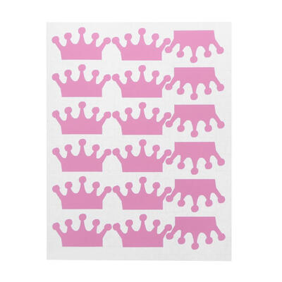 

18pcssheet Simple Crown PVC Wall Decal Stickers Baby Room Bedroom Decorate