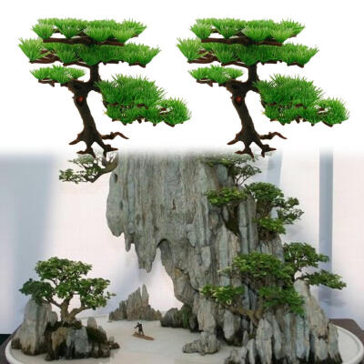 

Artificial Plant Aquarium fish tank rockery bonsai hotel ornament decor