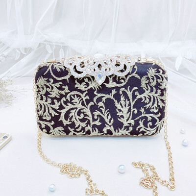 

Tailored Women Chain Cheongsam Evening Handbag Party Clutch Purse Shoulder Cross Bag