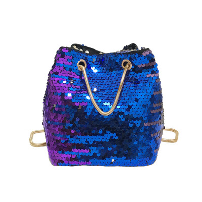 

Tailored Women Girl Sequins Chain Colorful Shoulder Bags Travel Princess Bling Handle Bag