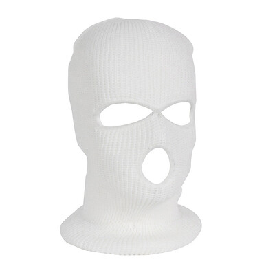 

3 Hole Full Face Mask Winter Cap Hood Army Warm Masks Cycling Sports Headgear