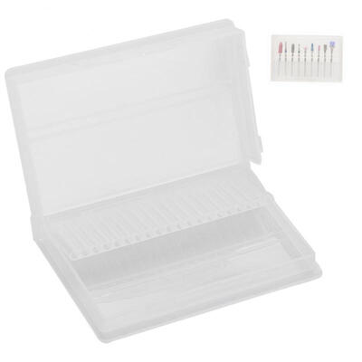 

Greensen 20 Slots Nail Drill Bit Case Holder Manicure Tool Organizer Displayer Stand