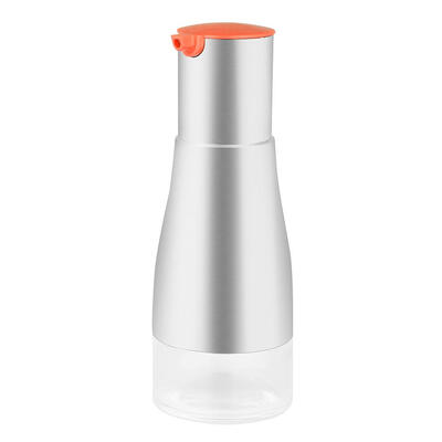 

320ml Stainless Steel Seasoning Bottle Oil Vinegar Storage Dispenser Pot