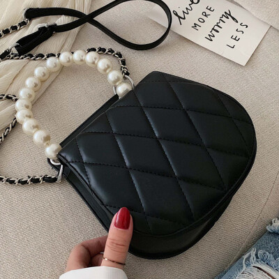 

Texture foreign style texture womens bag 2019 new fashion Korean shoulder bag slung handbag saddle bag