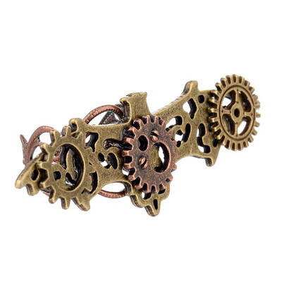 

Fashion Steampunk Gears men cool Clock Style Ethnic Rings For Women Girls Vintage Steam Punk Adjustable Jewelry ring