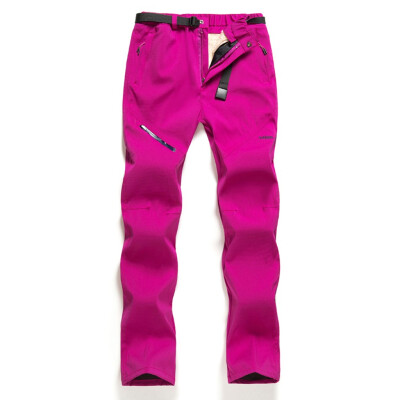

Gobestart Womens Thickened Waterproof And Windproof Outdoor Mountaineering Charger Pants