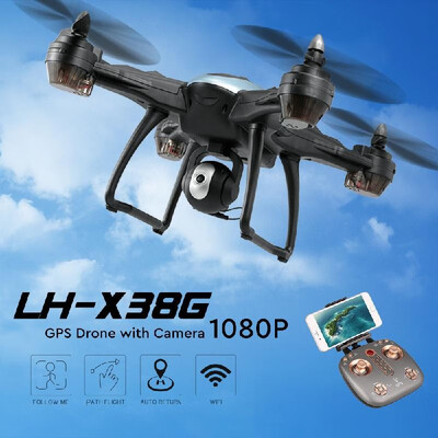 

LH-X38G GPS Drone with Camera 1080P WiFi FPV Drone Auto Following Altitude Hold RC Quadcopter