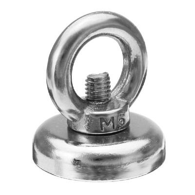

14KG 30X25MM Strong Recovery Neodymium Magnet-Hook Fishing Treasure Hunting-Detector