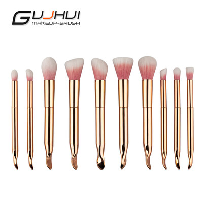 

Toponeto 10PCS Make Up Foundation Eyebrow Eyeliner Blush Cosmetic Concealer Brushes