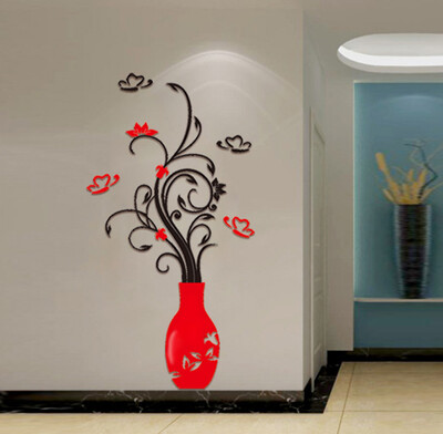 

〖Follure〗DIY 3D Acrylic Crystal Wall Stickers Living Room Bedroom TV Background Home