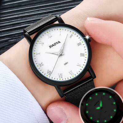 

Mens watches waterproof fashion electronic Korean version of simple leisure atmosphere luminous student non-mechanical watches wo