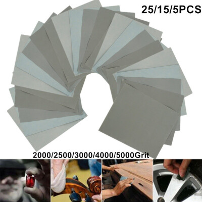 

25155Pcs Sanding Paper Wet Dry Polishing Sandpaper Grit Granularity Metal Wood 2000 to 5000 Grit