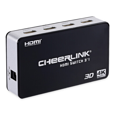 

Cheerlink HDMI 14 Splitter 4K x 2K 3D 1080P 3 In 1 Out Switcher