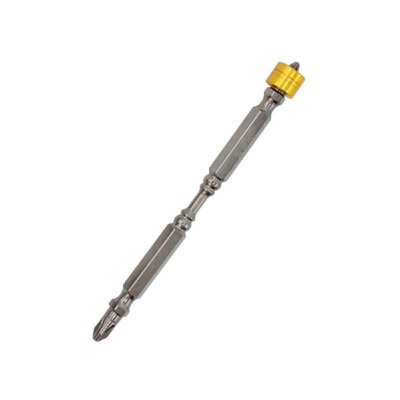 

Double cross-clip cross wind head anti-slip magnetic magnetic strong mouth electric screwdriver 65mm cross bit Batch C set