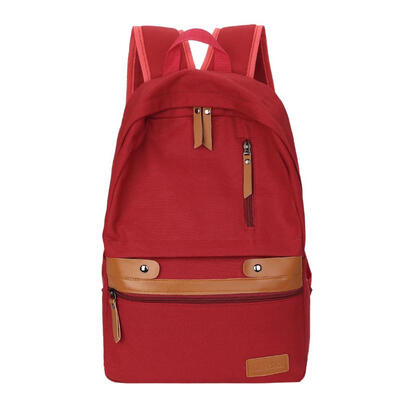 

Hit Color Travel Backpacks Women Knapsack School Bags Canvas Large Rucksack